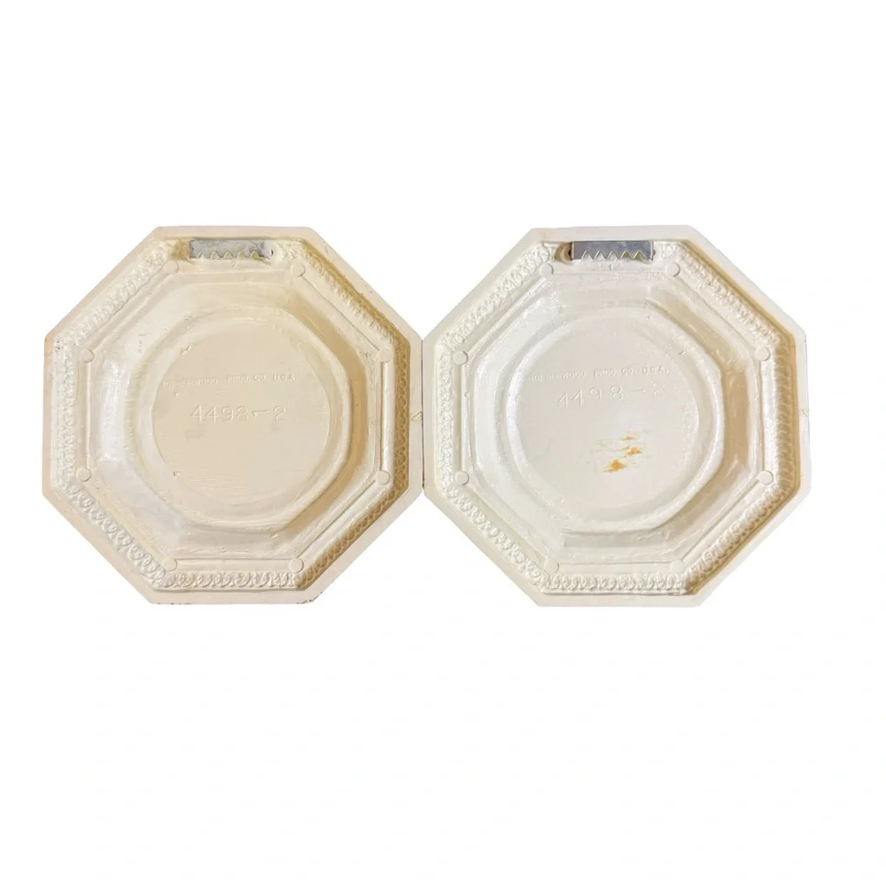 Set 2 Burwood Homco Vintage‎ Floral Wall Art Hanging Cottagecore MCM Plastic 70s